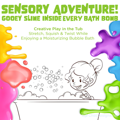 Slime Bath Bombs Set