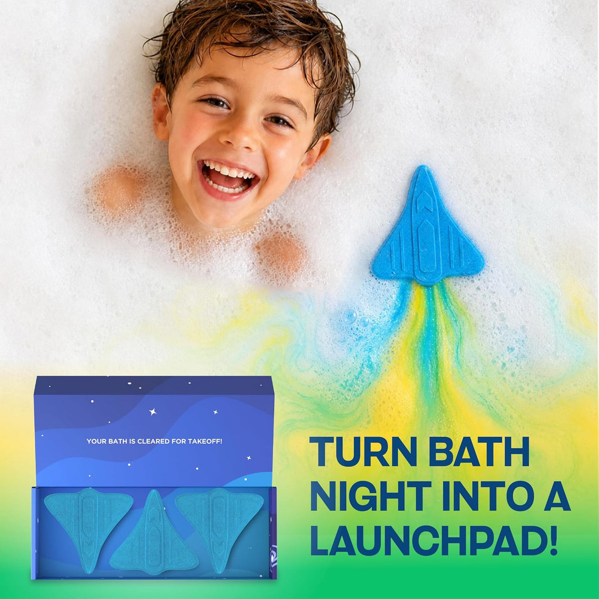 Blast Off Bubble Bath Bombs — Rocket Berry Blast (3 Pack) - Two Sisters Spa