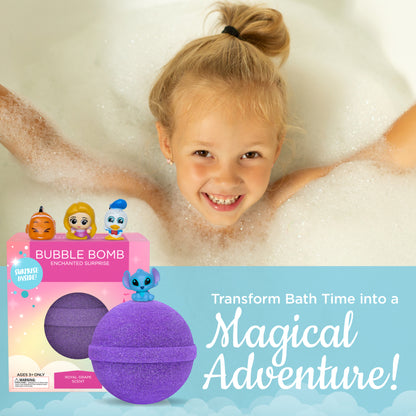 Enchanted Bath Bomb for Girls with Surprise Toys Inside (1 Pack)