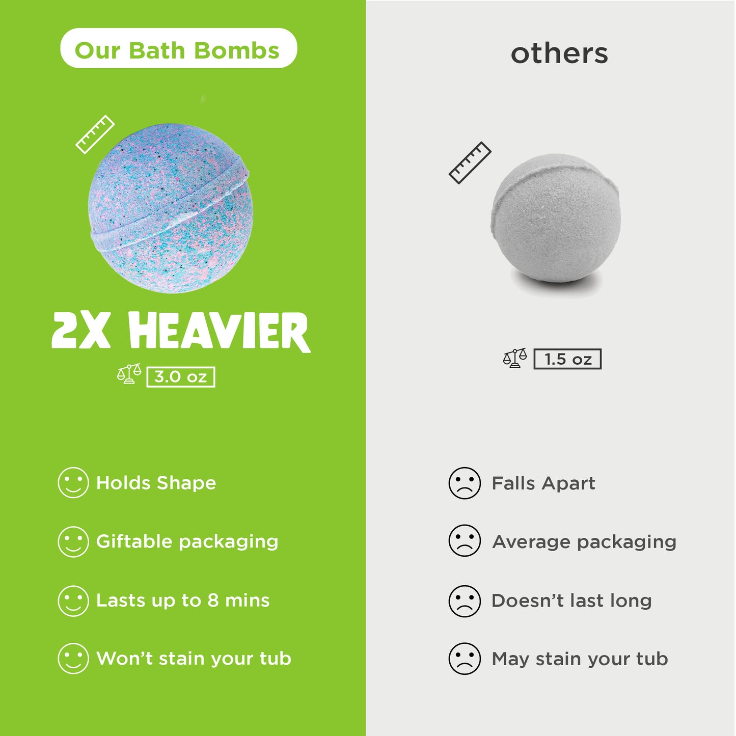 Slime Bath Bombs Set