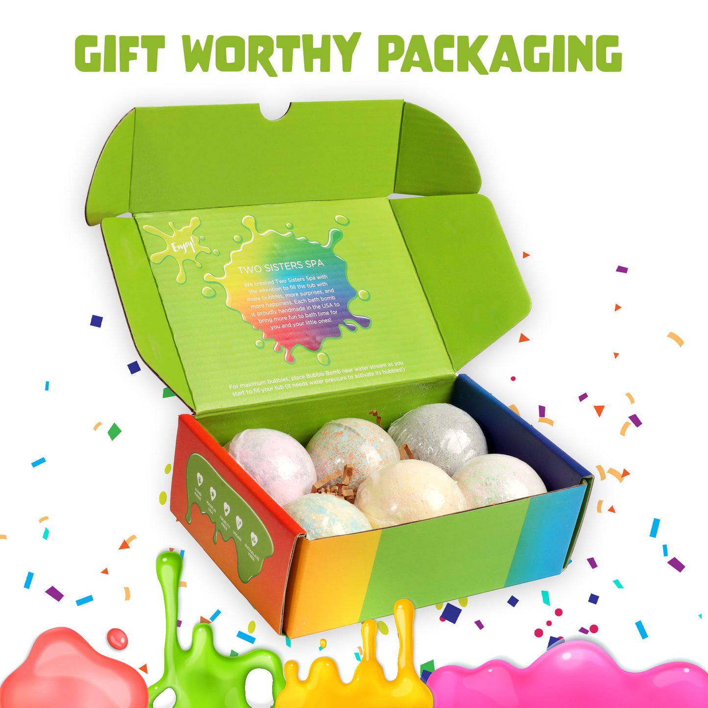 Slime Bath Bombs Set