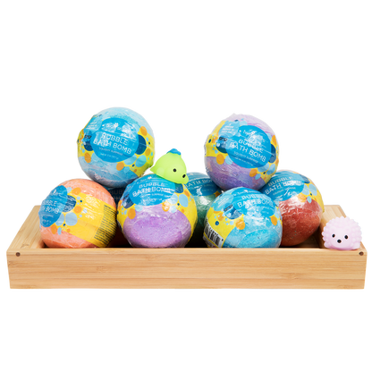 12 Squishy Surprise Bubble Bath Bombs Set
